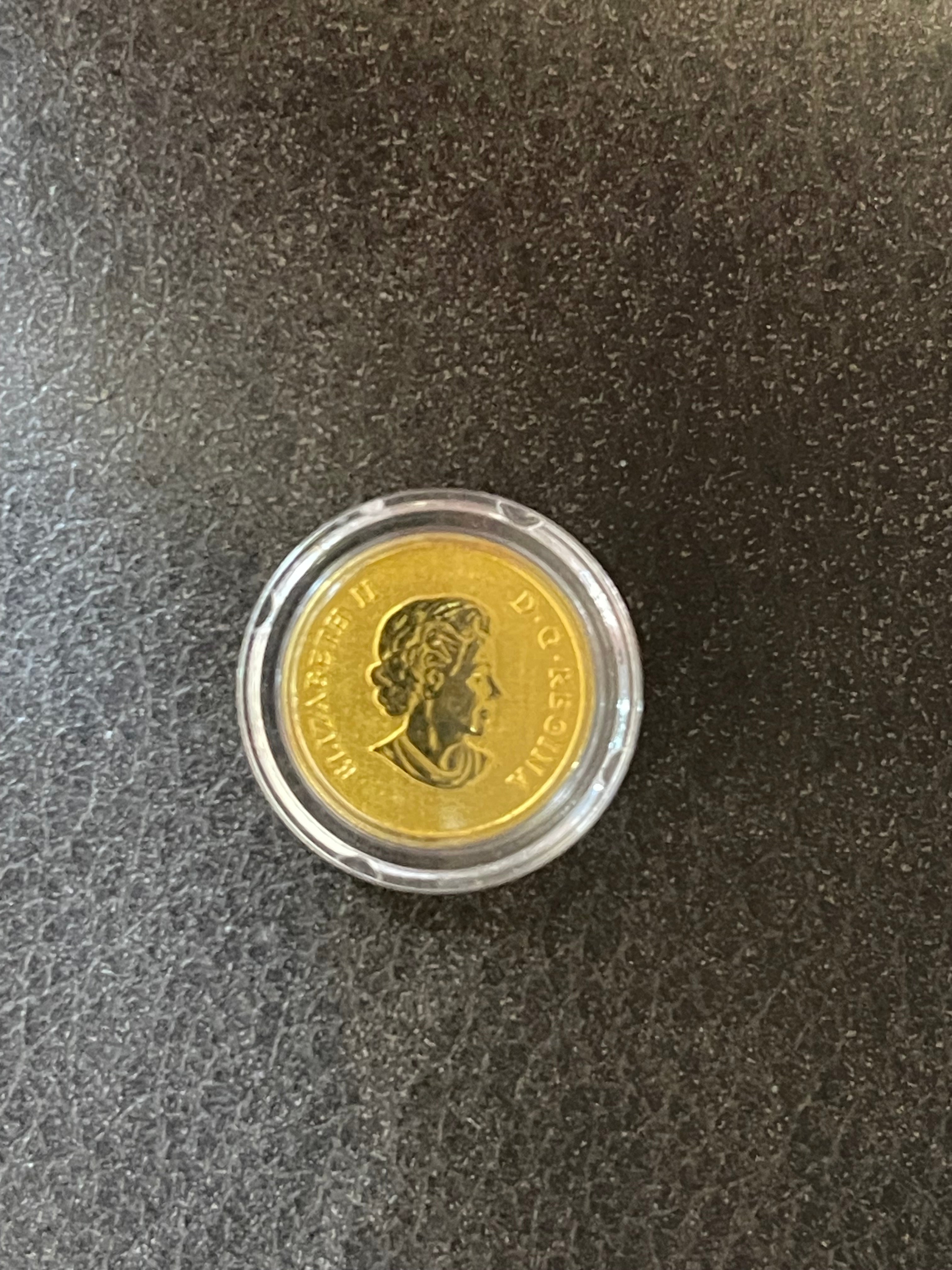 2012 Canada $5 Gold Maple Leaf – 1/10 oz (.9999 Fine Gold) – Royal Canadian Mint w/ Box & COA