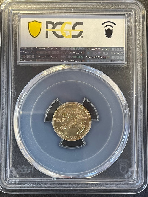1986 $5 American Gold Eagle 1/10 oz – PCGS MS69 – First Year Issue