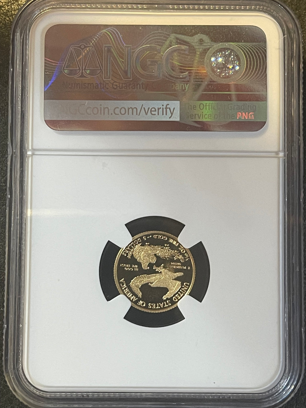 2020-W $5 American Gold Eagle 1/10 oz Proof – NGC PF69 Ultra Cameo